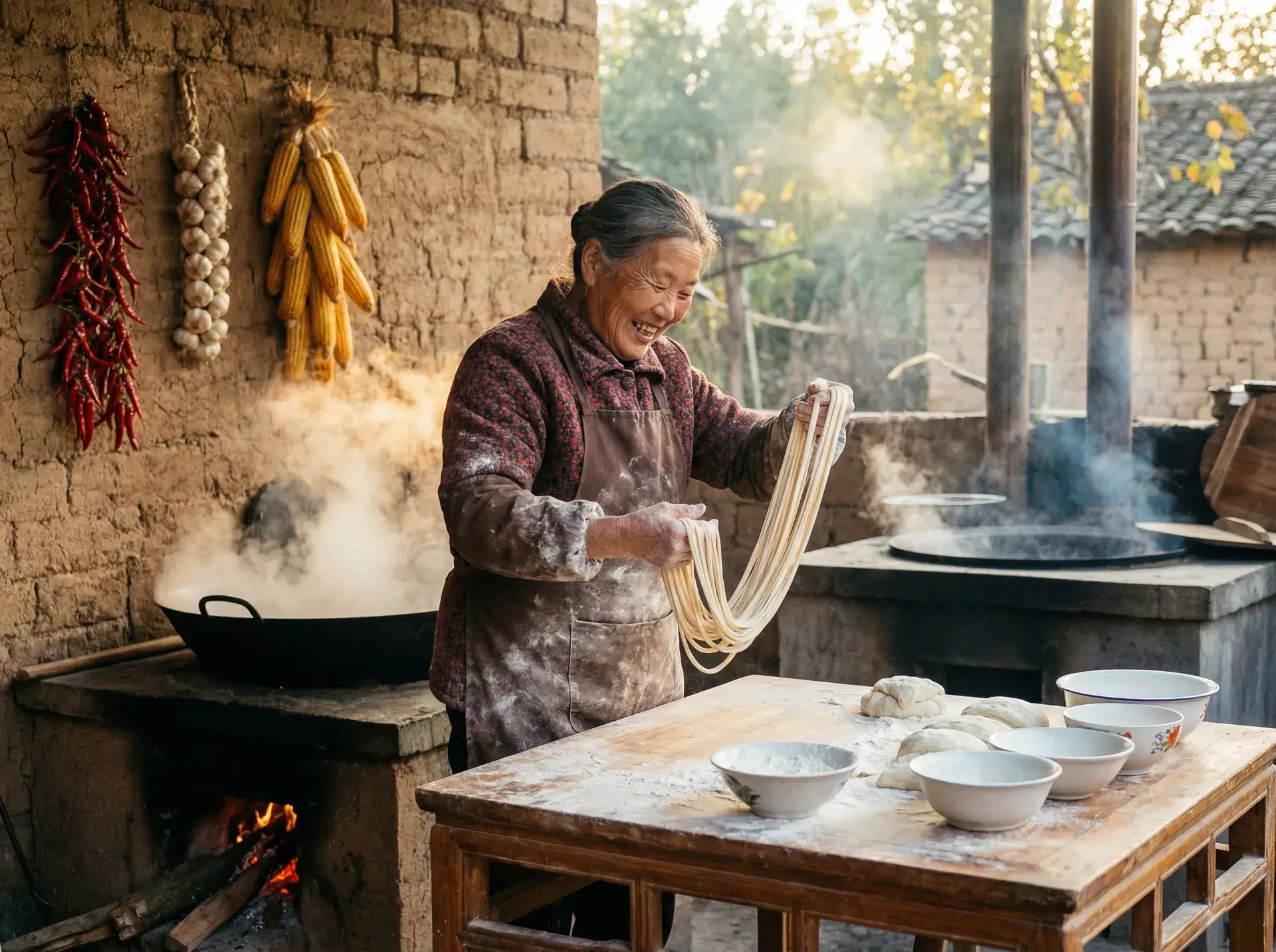 农家大嫂手擀面 - XL上司动漫未增删观看 乡村美食